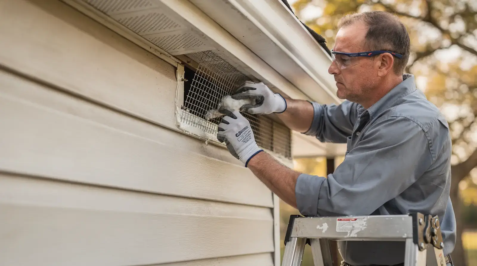 Rodent exclusion, also called rodent-proofing, closes off attic access points to stop reentry.; Jeffrey Davis
