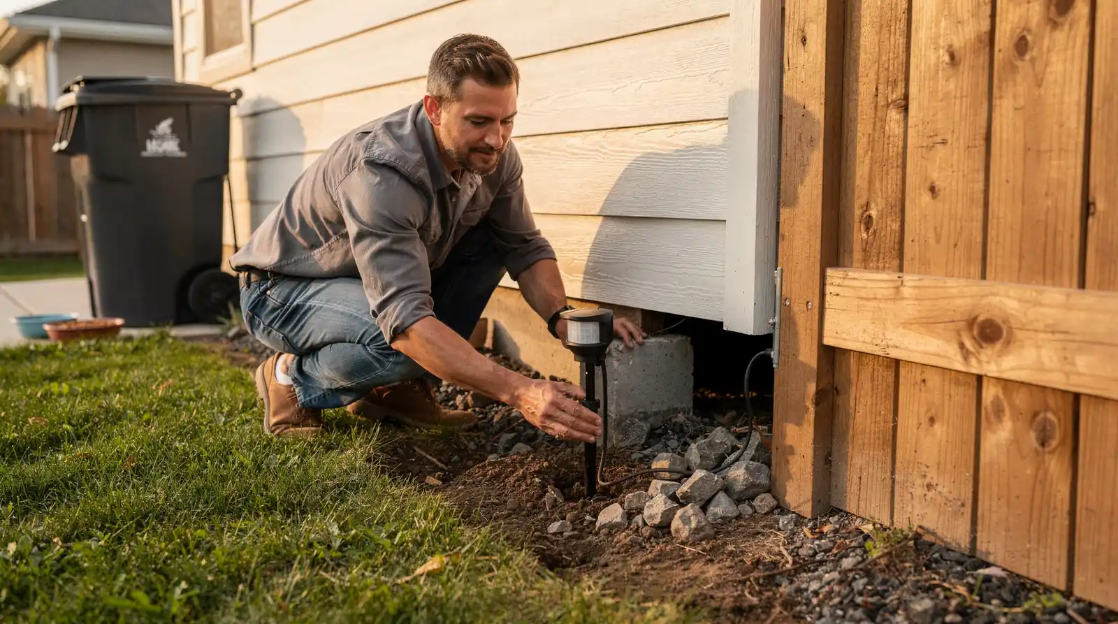 Properly sealing entry points under a deck or shed after removal is what keeps skunks