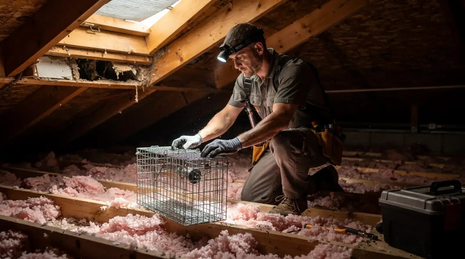 Experienced wildlife professionals handle all types of squirrel infestations, from large-scale removal to expert exclusion