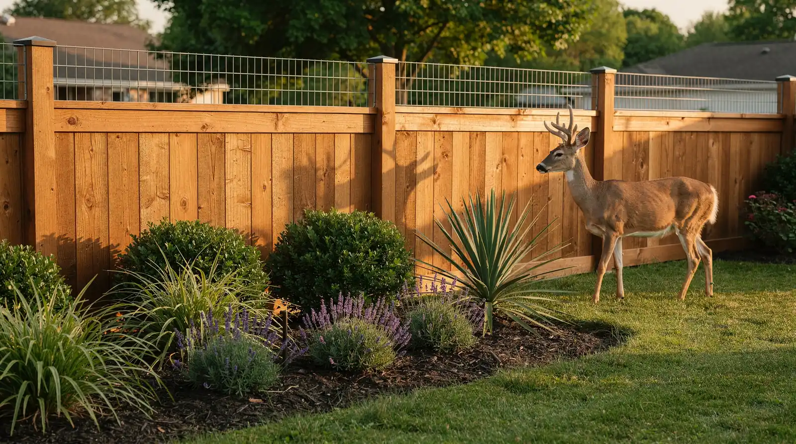 The severity of deer damage in a yard depends on local population size, territory, other