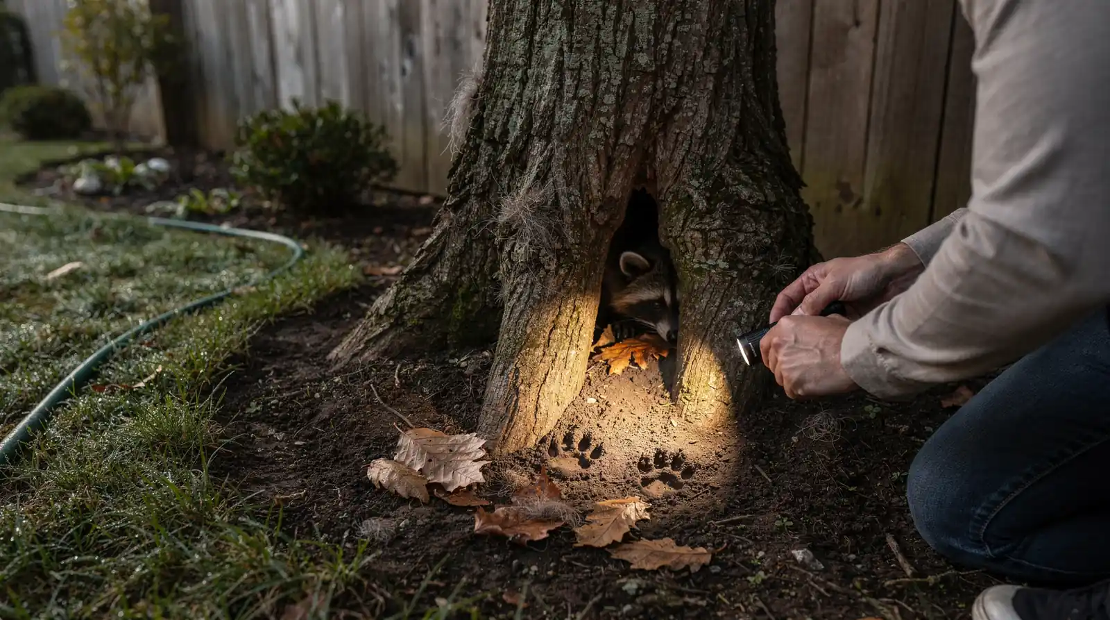 Raccoons are nocturnal, so scratching, thumping, or chittering sounds in an attic or chimney after