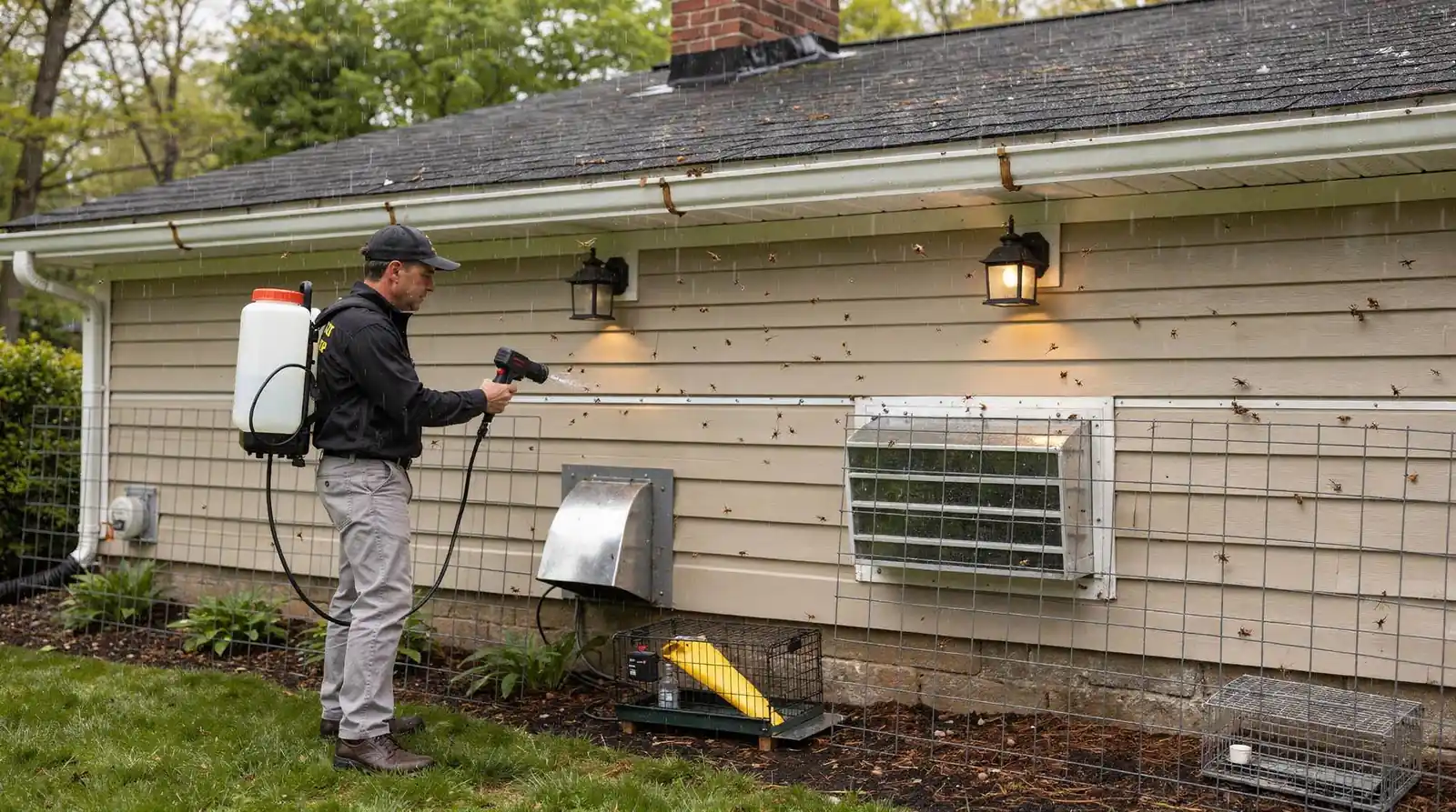 Connecticut termite and carpenter ant colonies both send out swarmers in spring, which is why