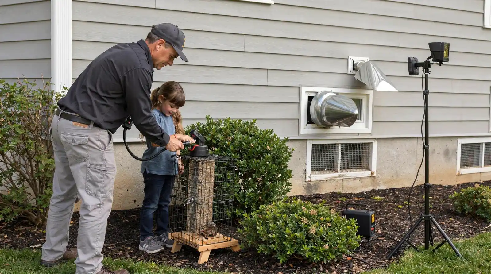 The inspecting company is responsible for inspecting and reporting on visible evidence of wood-destroying insects