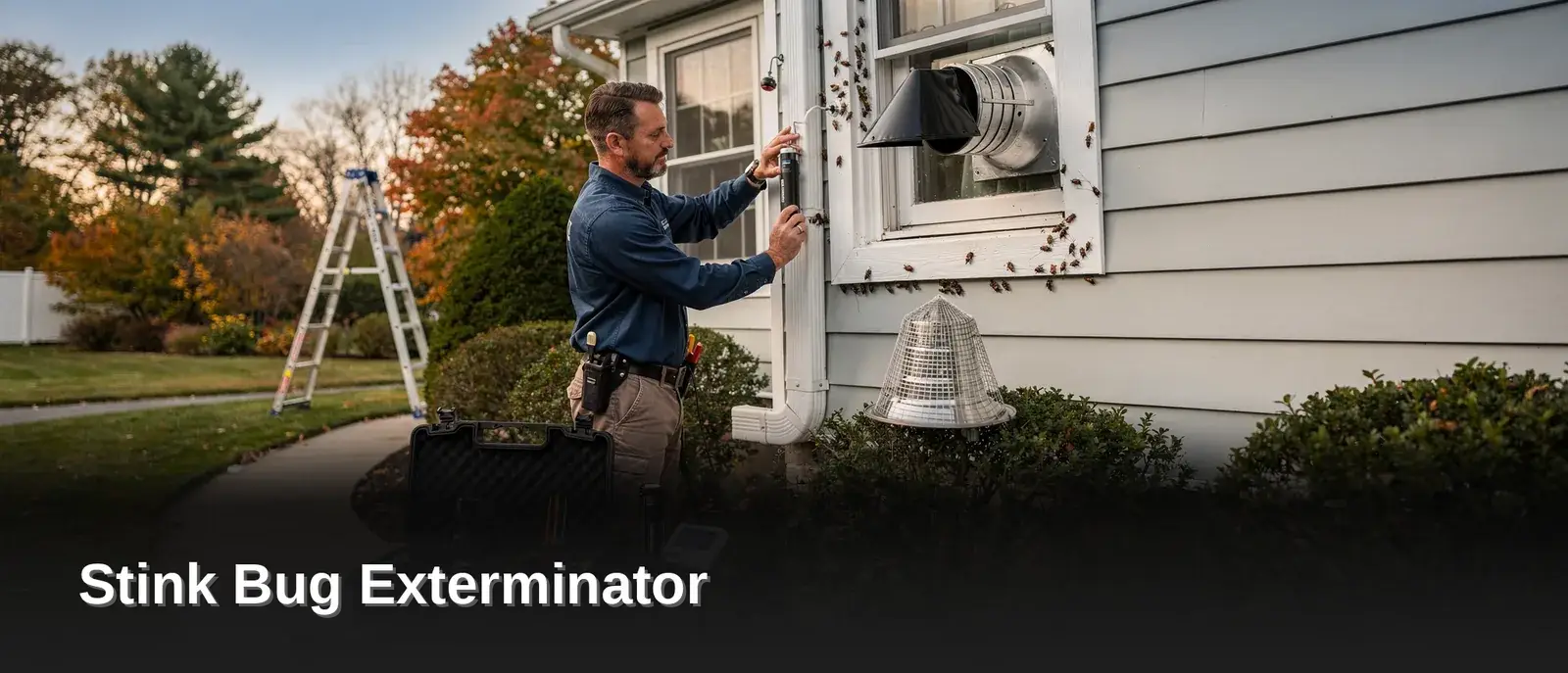 Dropping fall temperatures push brown marmorated stink bugs toward Connecticut homes and businesses in search
